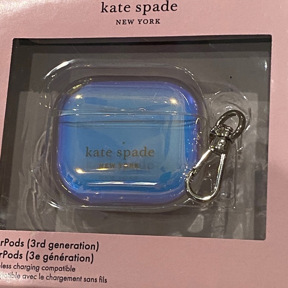 Kate Spade New York AirPods 3rd Generation Case (2021) Iridescent Color NWT - Picture 4 of 7